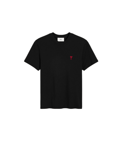 AMI PARIS - T-shirt Noir Ami De Coeur En Coton